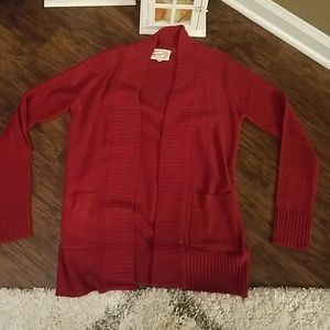 Red women's sweater
